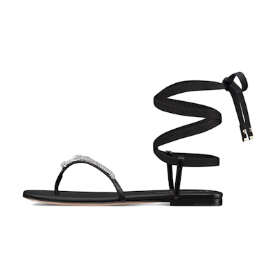 (W) Dior Sunset Leather Fashion Slide 'Black'
