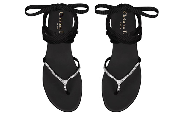 (W) Dior Sunset Leather Fashion Slide 'Black' 圖 3