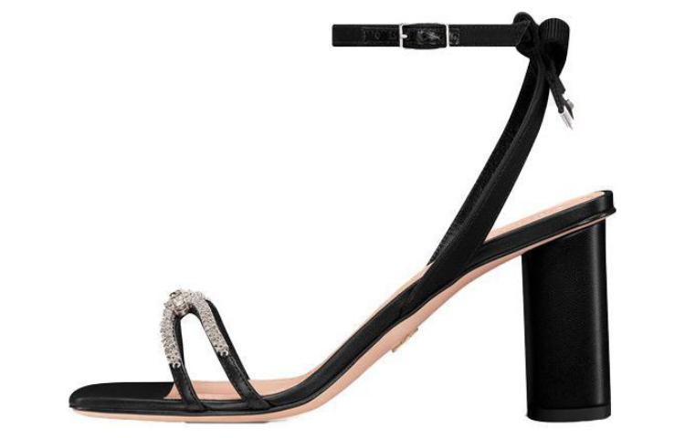 (Women) Dior Sunset Leather Sandal 'Black Fashion Trend' KDQ891LBS_S900