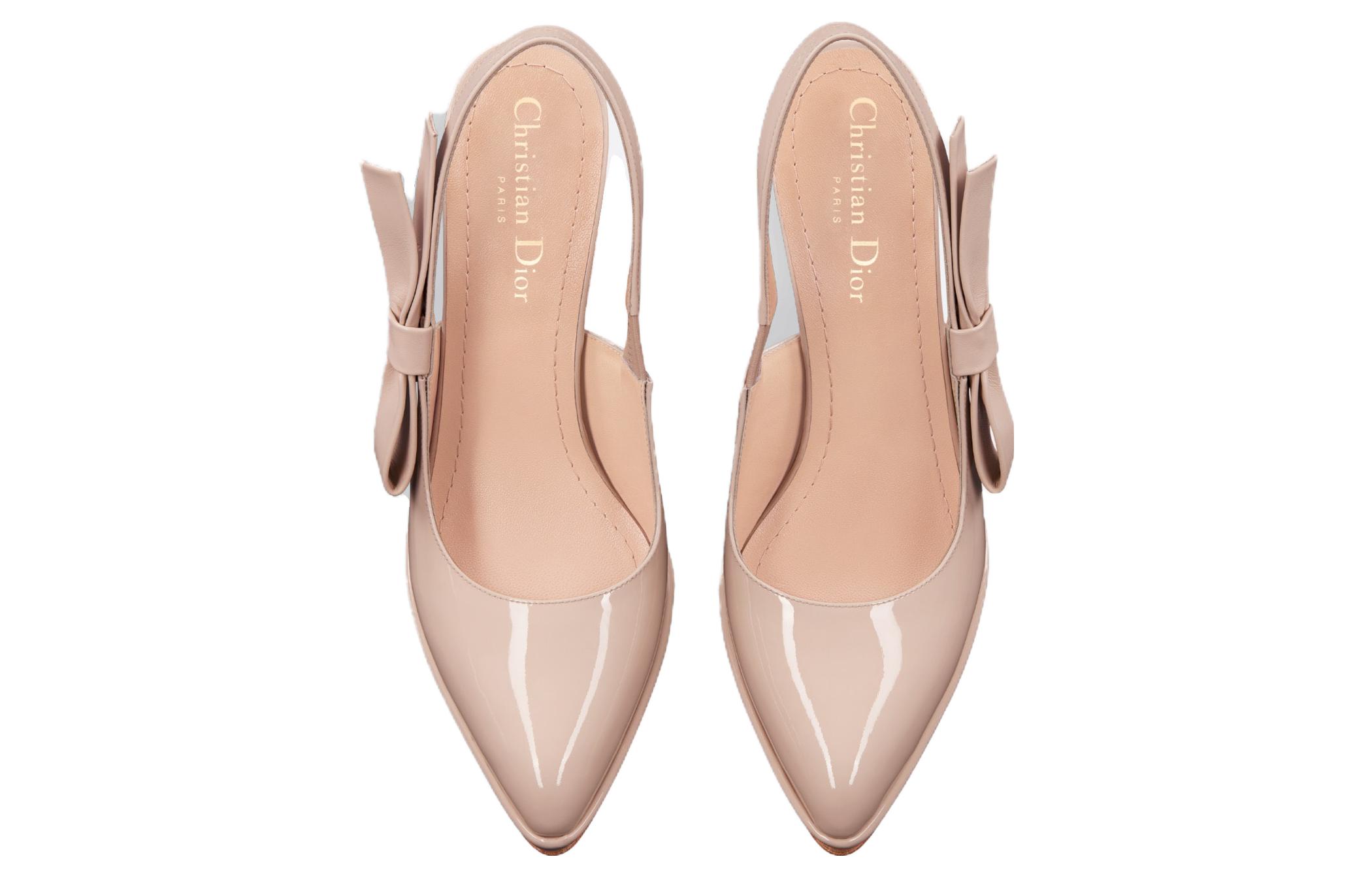 Shop (W) Dior Sweet-D Escarpin 8cm Tumit Tinggi 'Pink' KCV120VCA_S18U