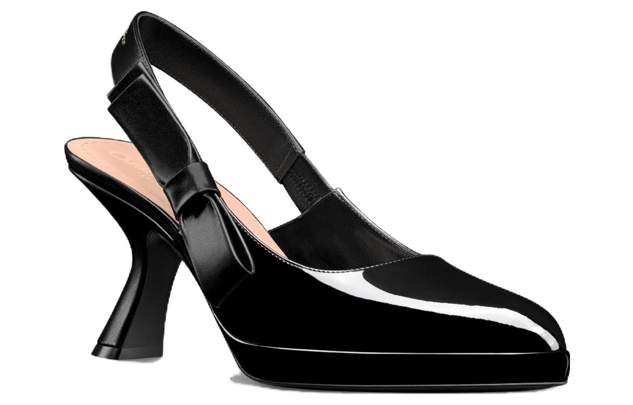 Order (W) Dior Sweet-D Escarpin 'Kulit Anak Lembu Hitam' KCV119VCA_S900