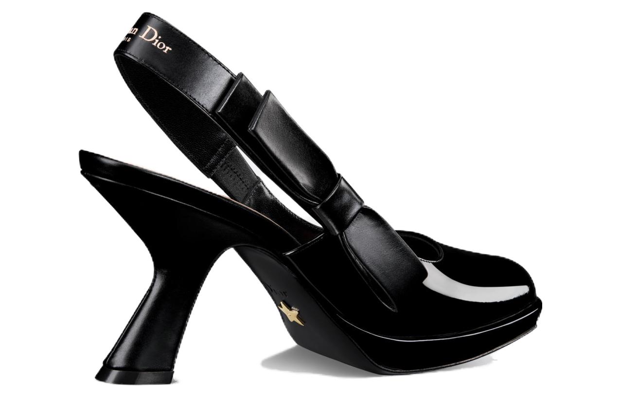 Lookbook (W) Dior Sweet-D Escarpin 'Kulit Anak Lembu Hitam' KCV119VCA_S900