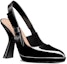 Lookbook (W) Dior Kasut Tumit Tebal Hitam 10.5cm Slip-On Bucu Tajam Kulit Paten KCV120VCA_S900