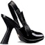 Shop (W) Dior Kasut Tumit Tebal Hitam 10.5cm Slip-On Bucu Tajam Kulit Paten KCV120VCA_S900