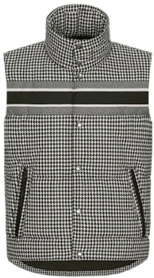 (Women) Dior Taffeta Houndstooth Down Vest Black 057C32A2969-X9330 Buy (Women) Dior Taffeta Houndstooth Down Vest Black 057C32A2969-X9330