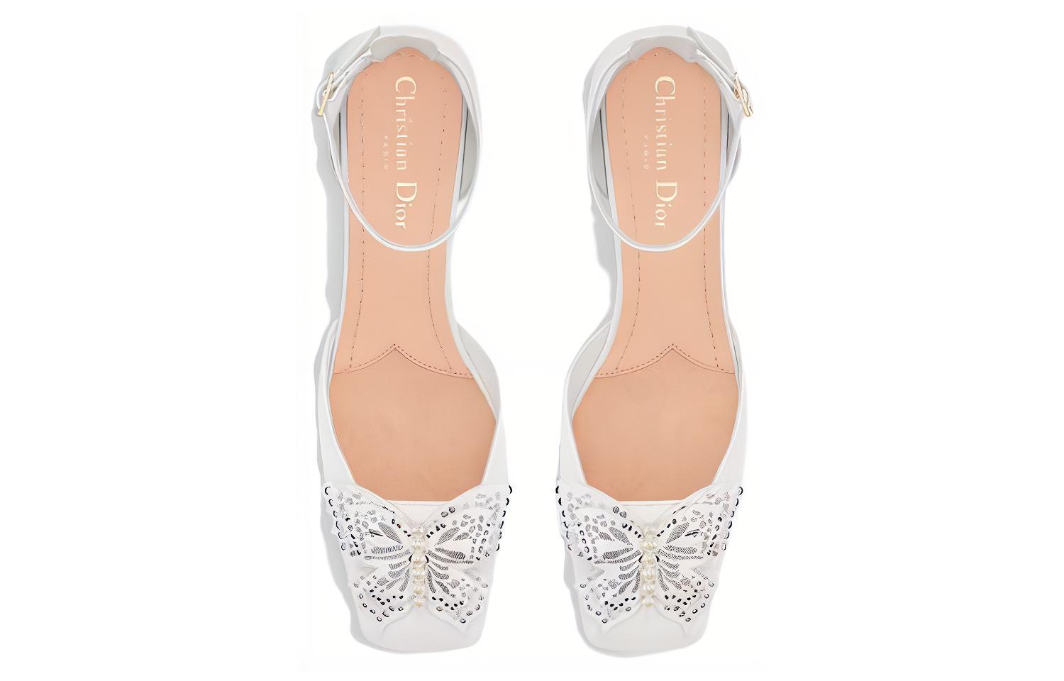 (W) Dior Tale Leather 'White CMFT Heel' 圖 4