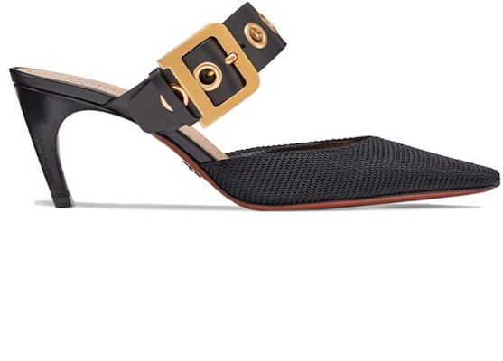 (W) Dior Sandal High Heels Kain Teknikal dan Kulit Anak Sapi 'Hitam' KDP537TFC_S20X Order (W) Dior Sandal High Heels Kain Teknikal dan Kulit Anak Sapi 'Hitam' KDP537TFC_S20X