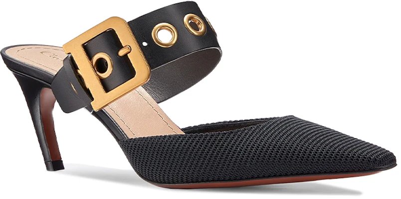 (W) Dior Technische Stof en Kalfsleer Hoge Hakken Slippers ''Zwart'' KDP537TFC_S20X Lookbook (W) Dior Technische Stof en Kalfsleer Hoge Hakken Slippers ''Zwart'' KDP537TFC_S20X