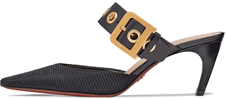 (Women) Dior Technical Fabric and Calfskin High-Heeled Slide 'Black' KDP537TFC_S20X (Women) Dior Technical Fabric and Calfskin High-Heeled Slide 'Black' KDP537TFC_S20X