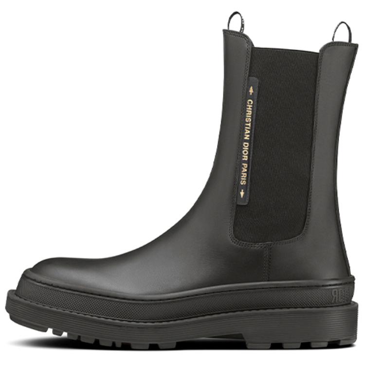 Buy (W) Diorトライアルレザーハイカットチェルシーブーツ (ブラック) KCI712VEA_S900