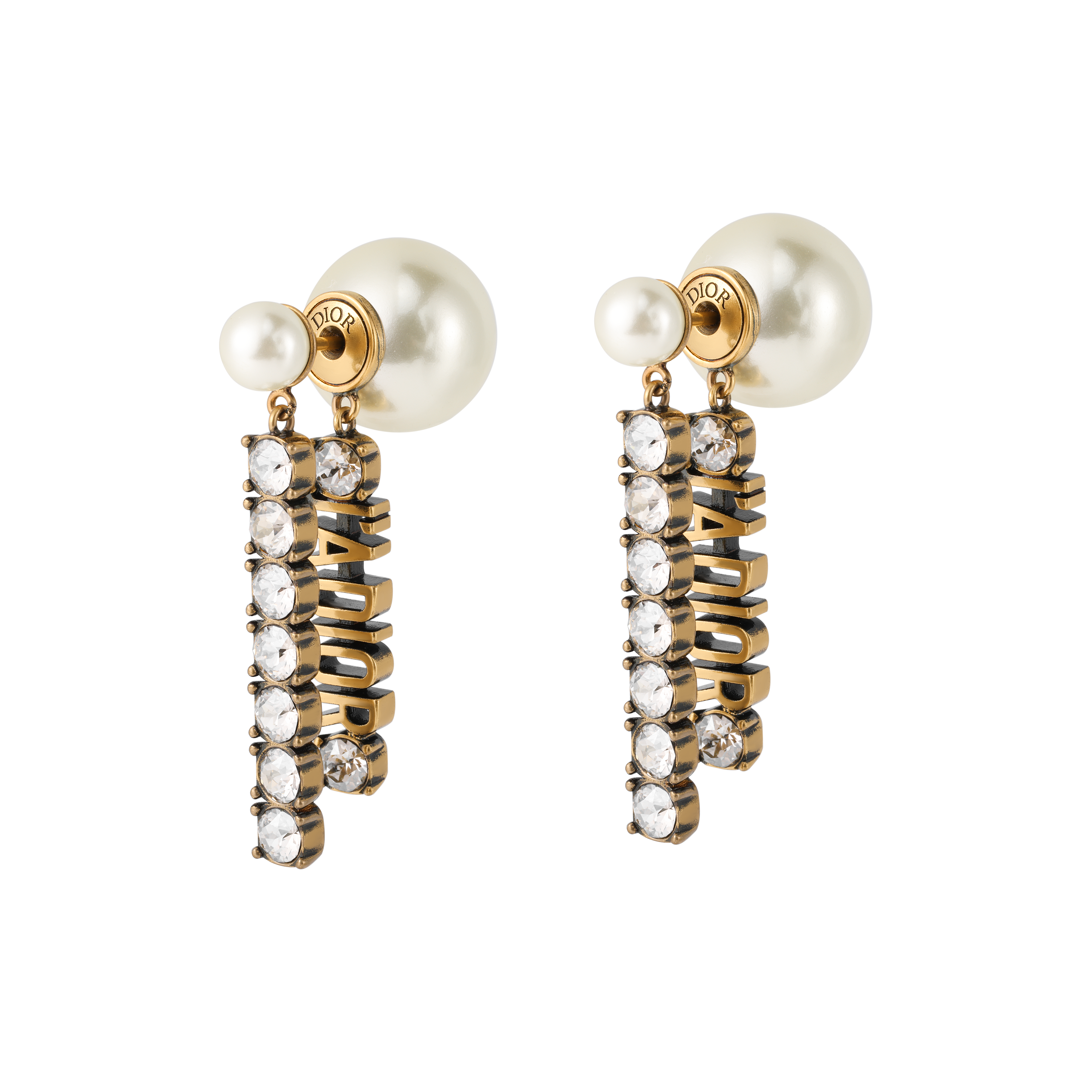(Women) Dior Tribales Pearl Earrings White Metal Jewelry E1144TRICY-D908 圖 2
