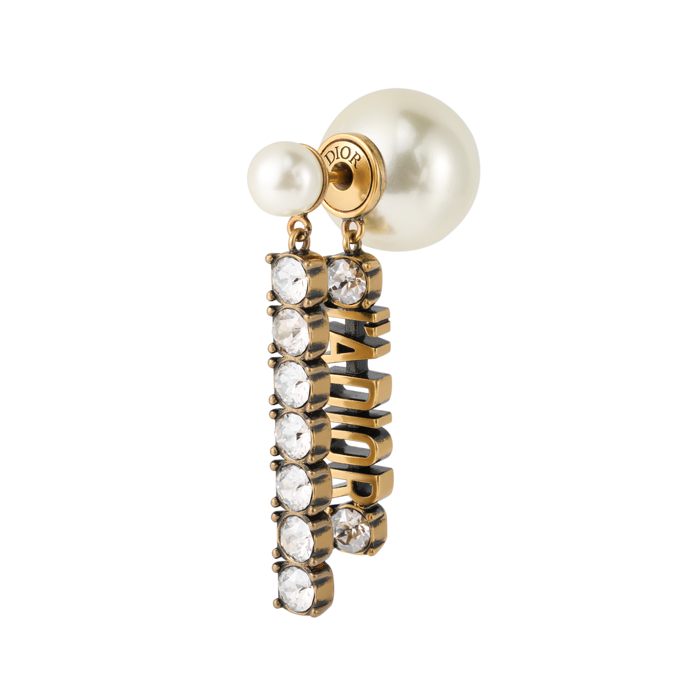 (Women) Dior Tribales Pearl Earrings White Metal Jewelry E1144TRICY-D908 圖 5