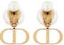 Purchase (Women) DIOR Tribales Vintage Clip-On Gold Resin Pearl Earrings for Women. E2073WOMRS-D908