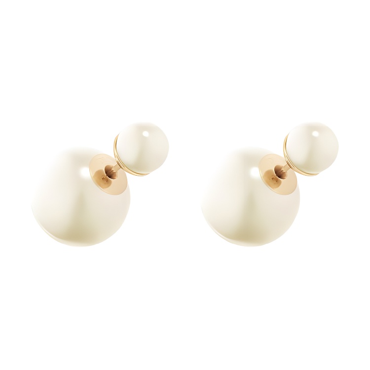 (Women) Dior Tribales White Mother of Pearl Earrings for Women E0078MIDRS_D301