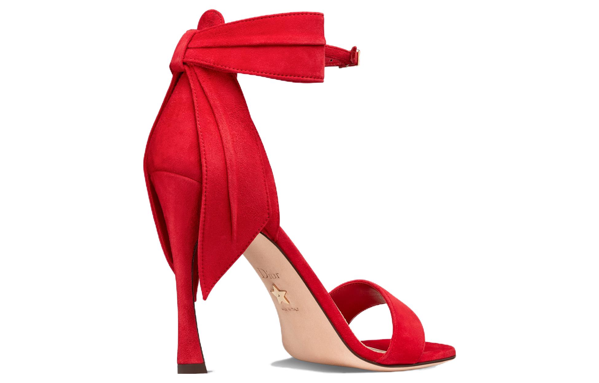 (W) Dior Velour CMFTable Slide Sandal 'Red' 圖 4