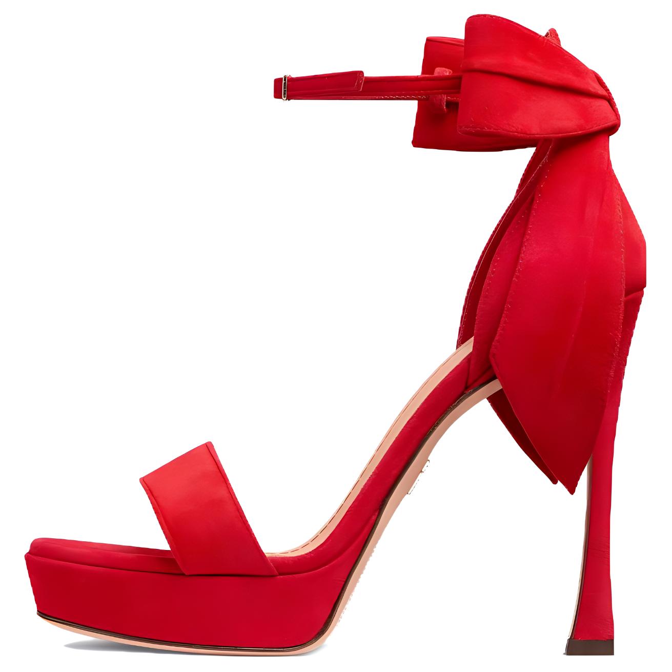 Buy DIOR迪奧 絨面 舒適百搭 一字帶涼鞋 女款 紅色