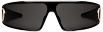 Lookbook (W) DIOR VeryDior M1U Gafas de Sol Negras Irregulares con Logo y Detalles Metálicos VERYM1UXR