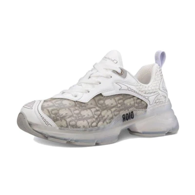 (W) Dior Vibe Gray Dior Oblique 'White'
