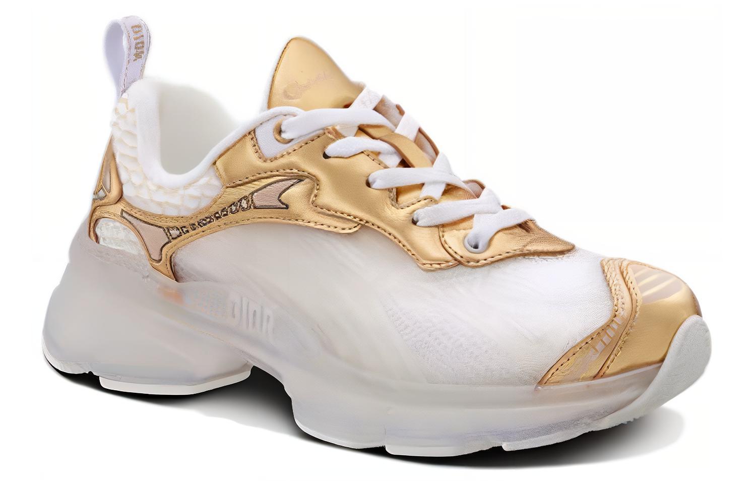 Lookbook DIOR 迪奧 VIBE 耐磨防滑 低幫運動鞋 女款 白金色