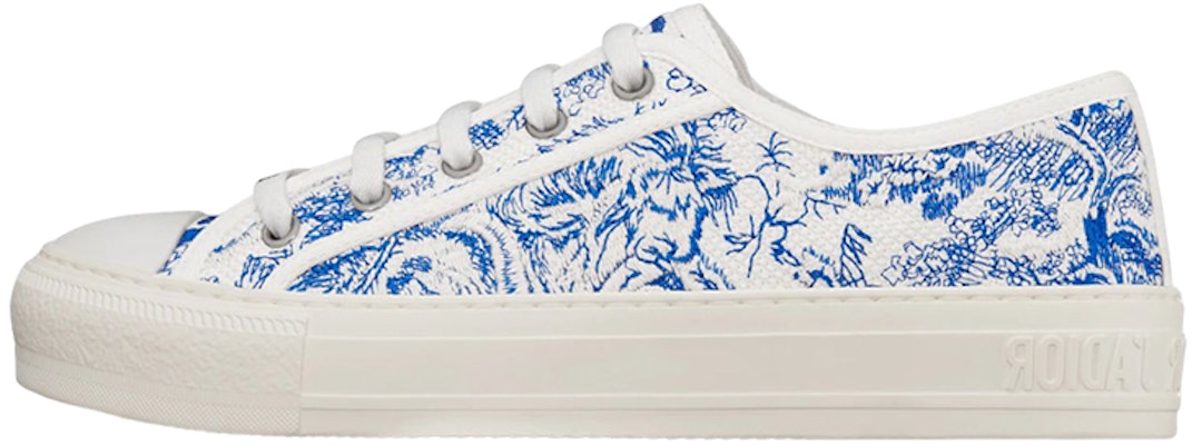 (W) Dior Walk Lona Bordada Low-Top 'Azul Brillante' KCK211TJU_S60W Buy (W) Dior Walk Lona Bordada Low-Top 'Azul Brillante' KCK211TJU_S60W