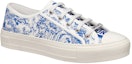 Lookbook (W) Dior Walk Kanvas Bordir Low-Top 'Bright Blue' KCK211TJU_S60W