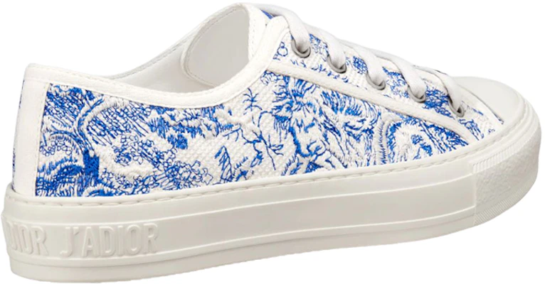 (W) 迪奥 Walk 刺绣帆布低帮鞋 '亮蓝色' KCK211TJU_S60W Shop (W) 迪奥 Walk 刺绣帆布低帮鞋 '亮蓝色' KCK211TJU_S60W