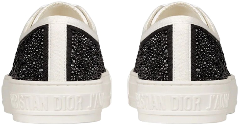 Dior迪奧 Walk'n'Dior 棉布 仿水晶 板鞋 女款 黑色 Purchase Dior迪奧 Walk'n'Dior 棉布 仿水晶 板鞋 女款 黑色