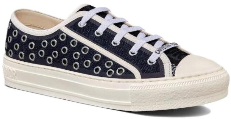 (W) 迪奥 Walk'n'Dior 蓝色款运动鞋 KCK281DST_S86B Shop (W) 迪奥 Walk'n'Dior 蓝色款运动鞋 KCK281DST_S86B