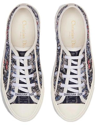 (W) Dior Walk'n'Dior 'Lona Bordada Azul Zapatillas Bajas' KCK211JMY_S92Z Lookbook (W) Dior Walk'n'Dior 'Lona Bordada Azul Zapatillas Bajas' KCK211JMY_S92Z