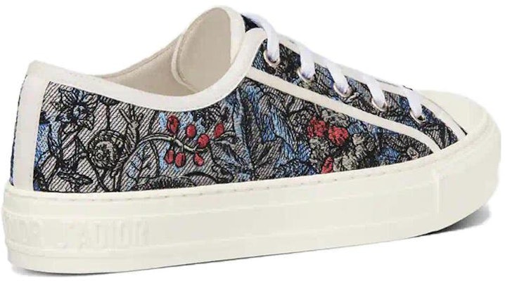 (W) Dior Walk'n'Dior 'Lona Bordada Azul Zapatillas Bajas' KCK211JMY_S92Z Shop (W) Dior Walk'n'Dior 'Lona Bordada Azul Zapatillas Bajas' KCK211JMY_S92Z