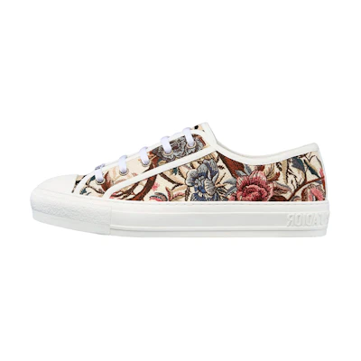 (W) Dior Walk'n'Dior 'Cotton Embroidery Low-Top' Fashion Sneakers 'White'