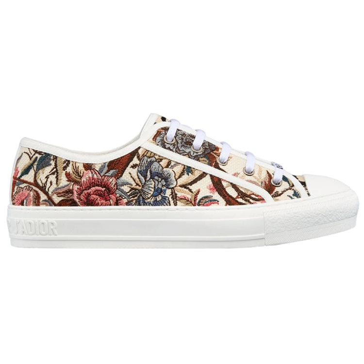 (W) Dior Walk'n'Dior 'Cotton Embroidery Low-Top' Fashion Sneakers 'White' 圖 2