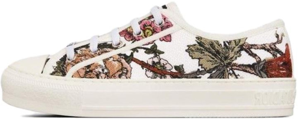 DIOR迪奧 Walk‘n‘Dior 棉布 刺繡 時尚板鞋 女款 白色 Buy DIOR迪奧 Walk‘n‘Dior 棉布 刺繡 時尚板鞋 女款 白色
