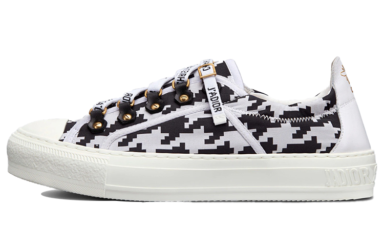 Buy (W) 디올 워크앤디올 하운즈투스 자수 (블랙/화이트) KCK306PUC_S19W