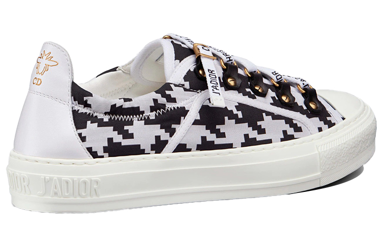 (W) Dior Walk'n'Dior 'Houndstooth Embroidery Black and White' 圖 5