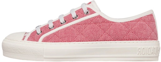 Dior Walk'N'Dior Low Top Faded Cannage Embroidered Denim (Women's) 'Pink' KCK281CQR_S59P Dior Walk'N'Dior Low Top Faded Cannage Embroidered Denim (Women's) 'Pink' KCK281CQR_S59P