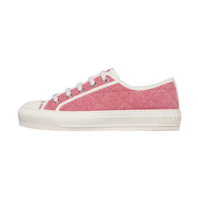 Dior Walk'N'Dior Low Top Faded Cannage Embroidered Denim (Women's) 'Pink'