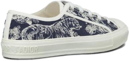 (W) 迪奥 Walk'n'Dior "Jouy 织锦" 低帮运动鞋 '海军蓝' KCK211TJE_S36W Shop (W) 迪奥 Walk'n'Dior "Jouy 织锦" 低帮运动鞋 '海军蓝' KCK211TJE_S36W