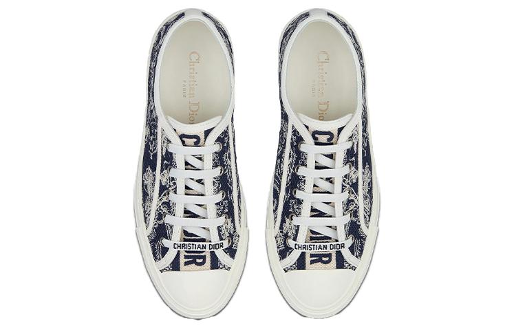 Purchase (W) Dior Walk'n'Dior 'Sulam Toile de Jouy' Sneaker Rendah 'Navy' KCK211TJE_S36W