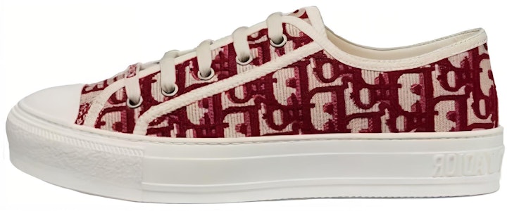 (W) ディオール Walk'N'Dior 刺繍ローカット (ディープアマランス) KCK211OBES16V Buy (W) ディオール Walk'N'Dior 刺繍ローカット (ディープアマランス) KCK211OBES16V