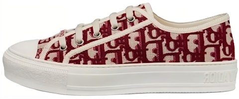 (Women) Dior Walk'n'Dior Embroidered Canvas Low 'Deep Amaranth' KCK211OBE_S16V (Women) Dior Walk'n'Dior Embroidered Canvas Low 'Deep Amaranth' KCK211OBE_S16V