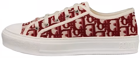 (Women) Dior Walk'N'Dior Embroidered Canvas Low 'Deep Amaranth' KCK211OBES16V (Women) Dior Walk'N'Dior Embroidered Canvas Low 'Deep Amaranth' KCK211OBES16V