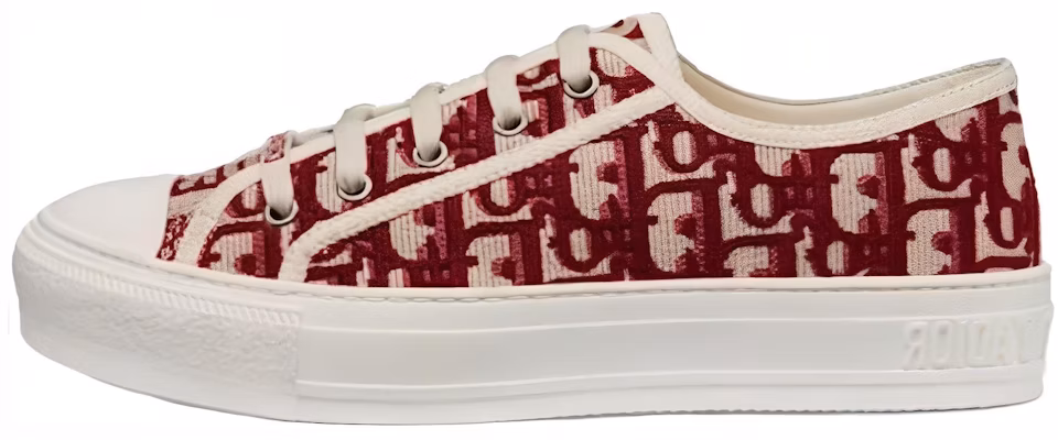 (Women) Dior Walk'n'Dior Embroidered Canvas Low 'Deep Amaranth' KCK211OBE_S16V Buy (Women) Dior Walk'n'Dior Embroidered Canvas Low 'Deep Amaranth' KCK211OBE_S16V