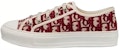 (W) Dior Walk'n'Dior Kanvas Sulaman Rendah 'Deep Amaranth' KCK211OBE_S16V
