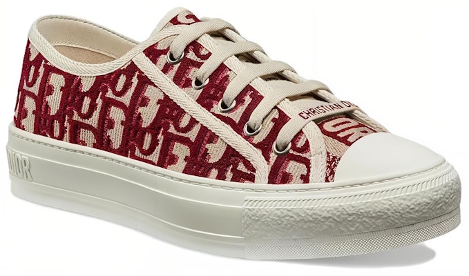 (Women) Dior Walk'n'Dior Embroidered Canvas Low 'Deep Amaranth' KCK211OBE_S16V Order (Women) Dior Walk'n'Dior Embroidered Canvas Low 'Deep Amaranth' KCK211OBE_S16V