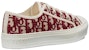 (W) Dior Walk'n'Dior Kanvas Sulaman Rendah 'Deep Amaranth' KCK211OBE_S16V