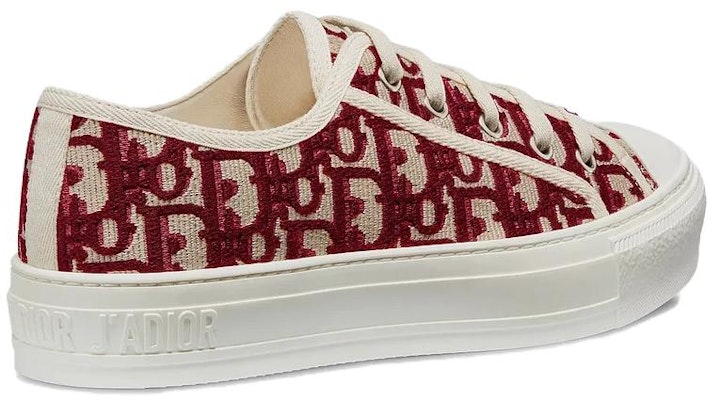(W) Dior Walk'n'Dior Kanvas Bordir Low 'Deep Amaranth' KCK211OBE_S16V Lookbook (W) Dior Walk'n'Dior Kanvas Bordir Low 'Deep Amaranth' KCK211OBE_S16V