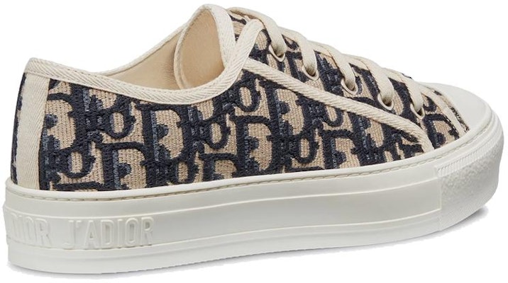 (W) ディオール Walk'N'Dior 刺繍ローカット (ディープブルー) KCK211OBE_S56B Shop (W) ディオール Walk'N'Dior 刺繍ローカット (ディープブルー) KCK211OBE_S56B