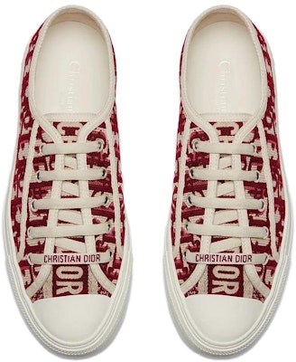 (W) Dior Walk'n'Dior Kanvas Bordir Low 'Deep Amaranth' KCK211OBE_S16V Shop (W) Dior Walk'n'Dior Kanvas Bordir Low 'Deep Amaranth' KCK211OBE_S16V