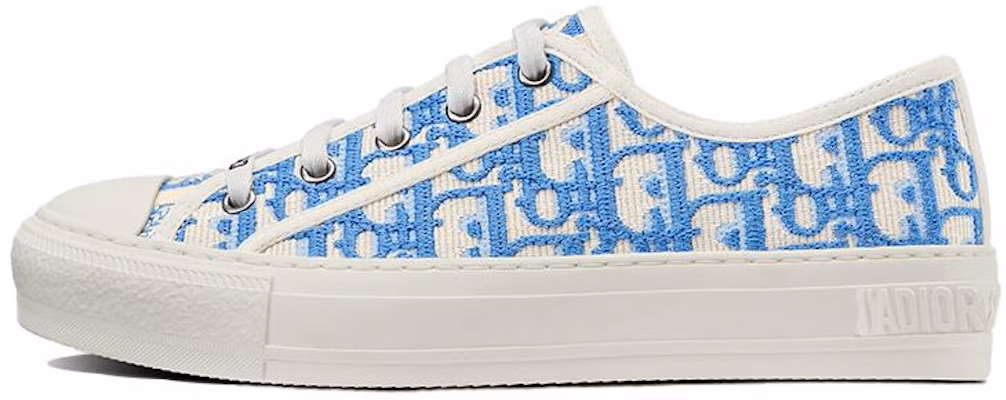 (Women) Dior Walk'N'Dior Embroidered Cotton Low 'Dior Oblique - Corn Flower' KCK211OBE-S11N Buy (Women) Dior Walk'N'Dior Embroidered Cotton Low 'Dior Oblique - Corn Flower' KCK211OBE-S11N